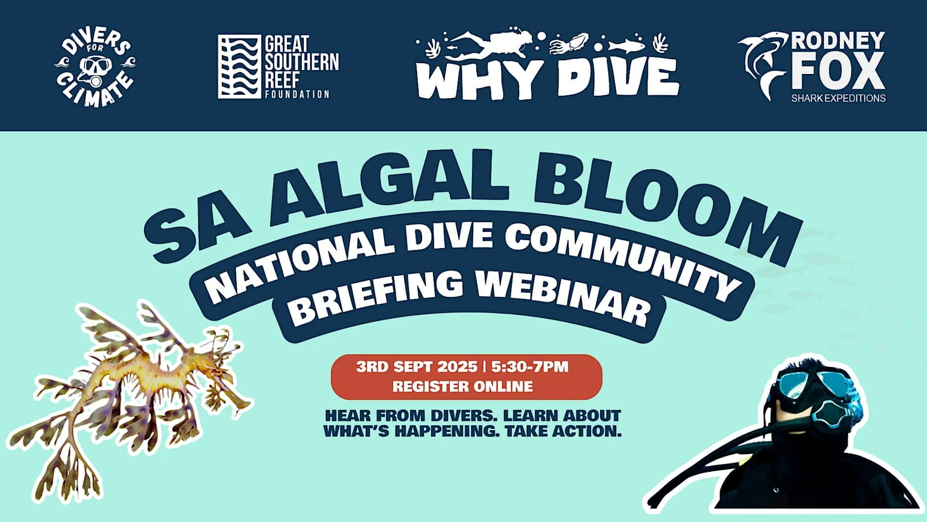 Cover of National Dive Community Briefing — SA Algal Bloom
